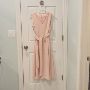 Calvin Klein soft pink dress